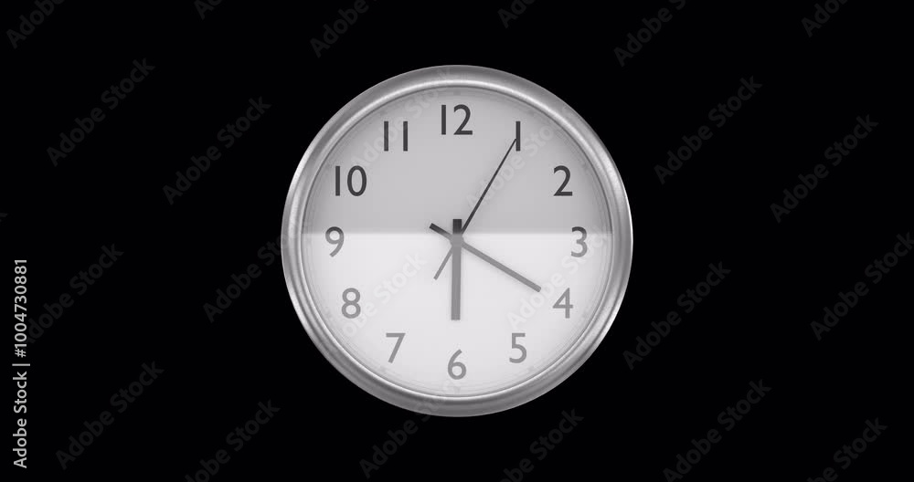 3d clock on a transparent alpha channel 3d clock on a transparent alpha channel