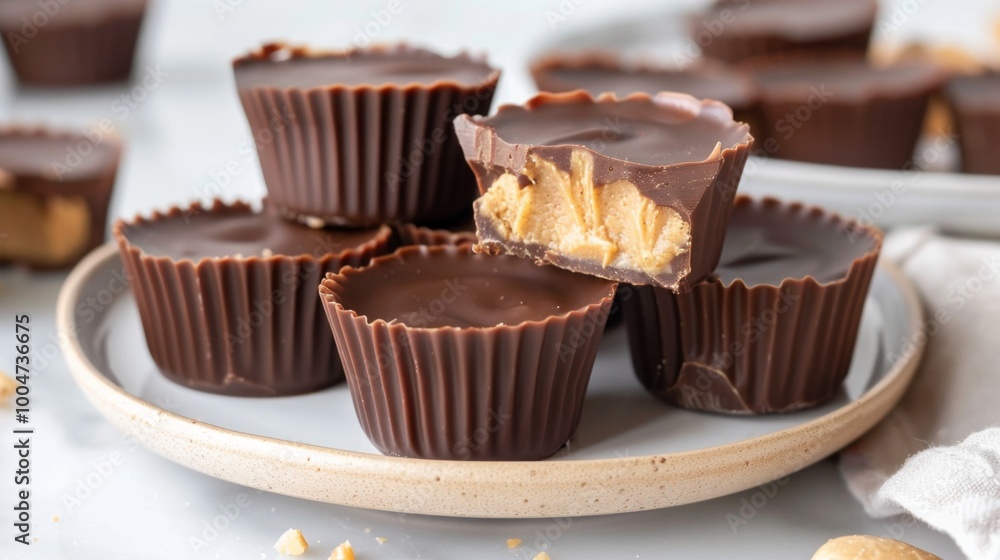 plate of keto peanut butter cups in National Keto Day, Homemade Chocolate Peanut Butter Cups, plate of keto peanut butter cups in National Keto Day, Homemade Chocolate Peanut Butter Cups,