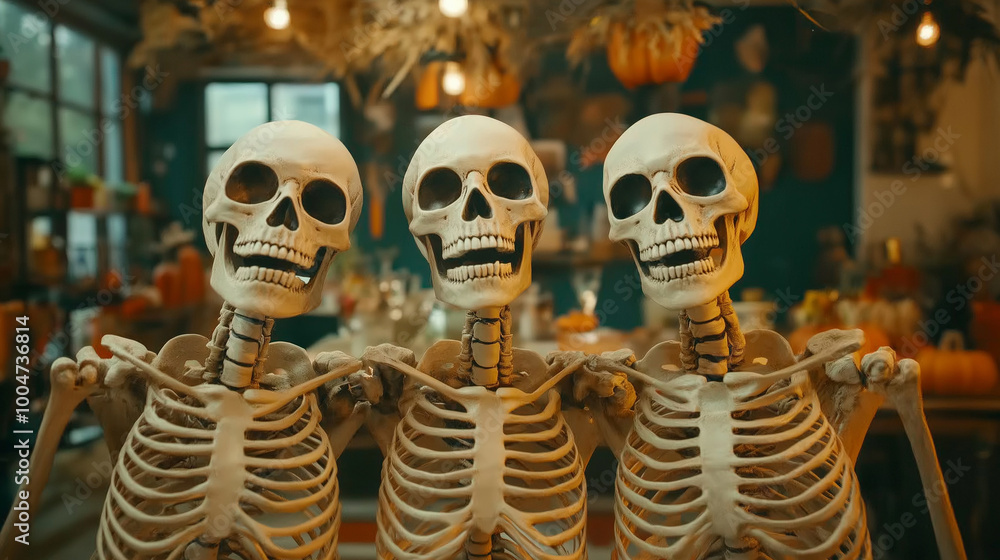 Dancing Skeletons at a Spooky Halloween Party. Halloween skeleton. Skeletons dancing at a Halloween party. Skeletons dance Dancing Skeletons at a Spooky Halloween Party. Halloween skeleton. Skeletons dancing at a Halloween party. Skeletons dance