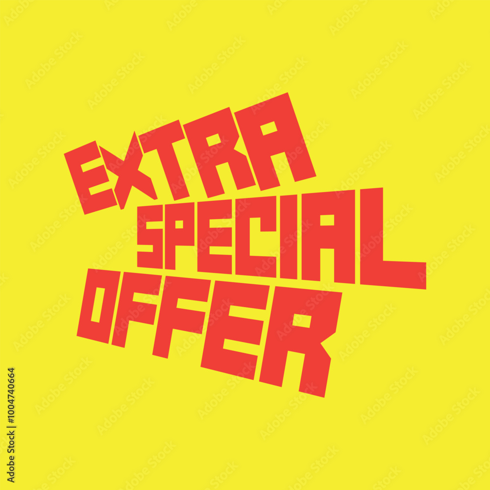 extra special offer text vector sticker label price icon illustration extra special offer text vector sticker label price icon illustration