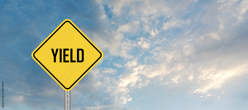 yield sign yield sign