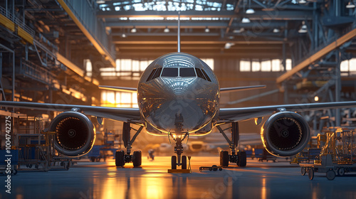 Wallpaper Mural  A digital twin model of an airplane used for maintenance checks.  A digital twin model of an airplane used for maintenance checks.  Torontodigital.ca
