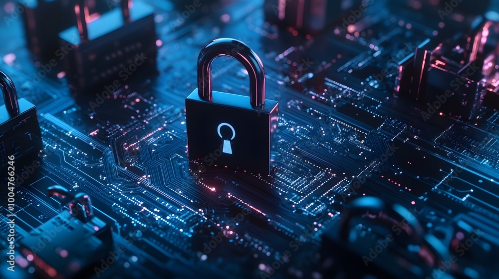 Cybersecurity and data protection concept