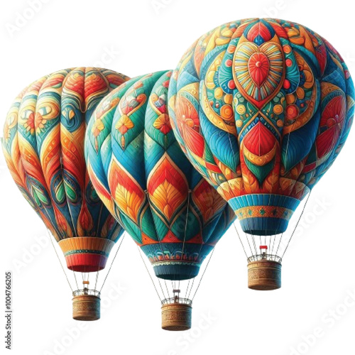 Air balloons vector design 