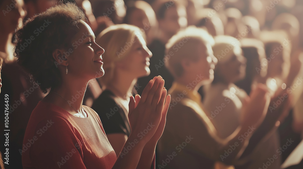 Crowd applauding, audience in theater, people clapping, diverse crowd in applauding gesture, celebration, joyful reaction concept Crowd applauding, audience in theater, people clapping, diverse crowd in applauding gesture, celebration, joyful reaction concept