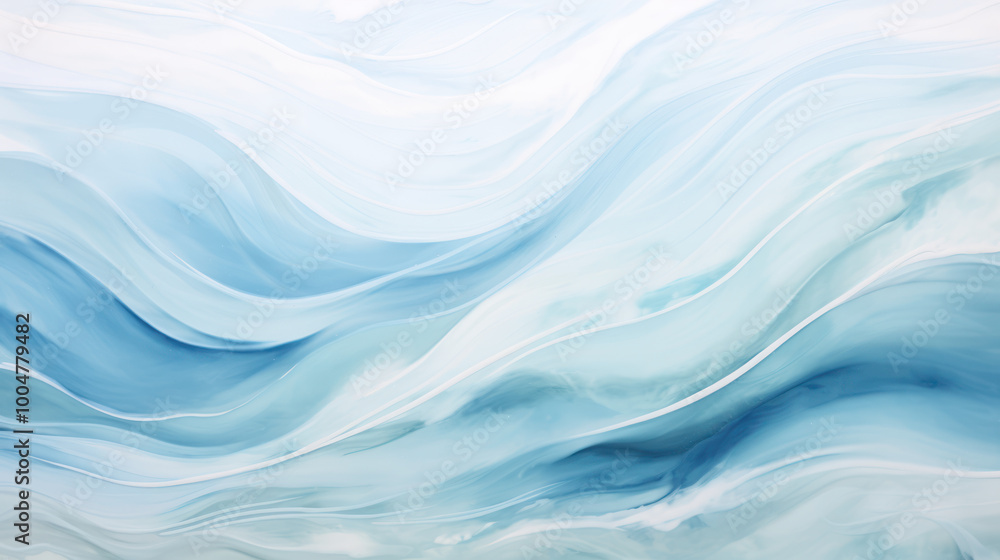 Dynamic abstract ocean wave texture. Serene beautiful sea. Calming visual experience. Swirling patterns, gentle curves, seascape. Painting background. Dynamic abstract ocean wave texture. Serene beautiful sea. Calming visual experience. Swirling patterns, gentle curves, seascape. Painting background.