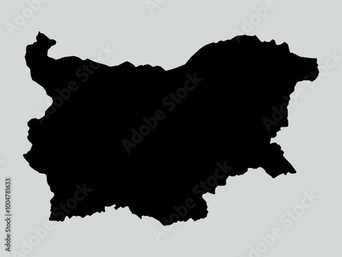 bulgaria map isolated on white background. Map of bulgaria. Vector illustration