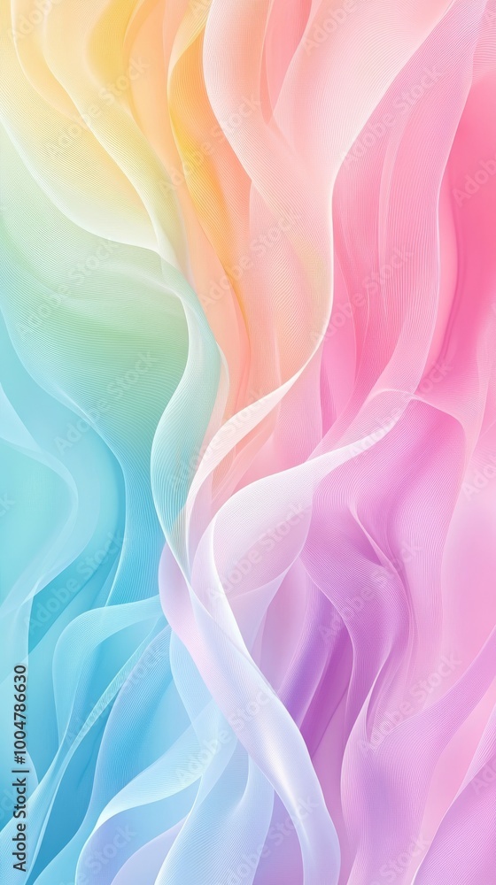 pastel gradient abstract waves on a colorful pastel gradient abstract waves on a colorful