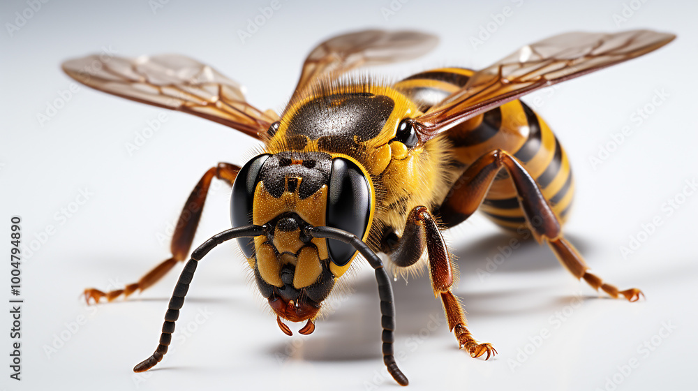 3d rendered photo of a wasp generative ai 3d rendered photo of a wasp generative ai