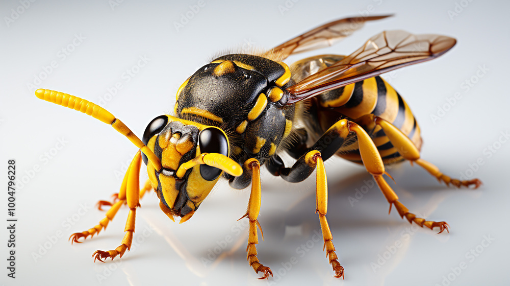 3d rendered photo of a wasp generative ai 3d rendered photo of a wasp generative ai