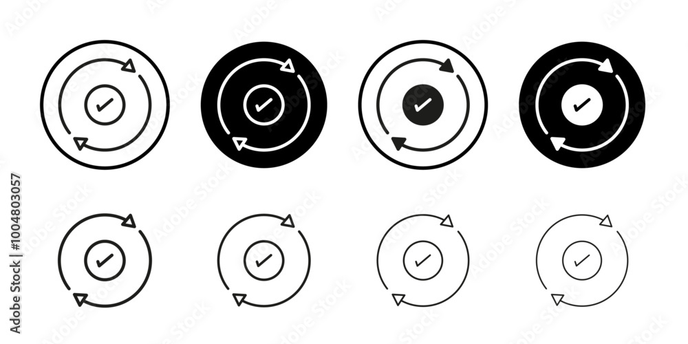 Life cycle icon Collection of flat thin outline vector Life cycle icon Collection of flat thin outline vector