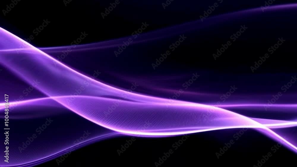 Dynamic Motion-Blurred Wavy Gradient Curves Animation or Abstract Purple Light Effects in Futuristic Animation or Futuristic Style Animation with Gradient Light Effects Dynamic Motion-Blurred Wavy Gradient Curves Animation or Abstract Purple Light Effects in Futuristic Animation or Futuristic Style Animation with Gradient Light Effects