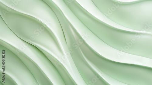 Explore a soothing mint green ceramic background featuring a sleek satin finish and minimal vertical lines that bring a contemporary touch to product displays and artistic inspirations