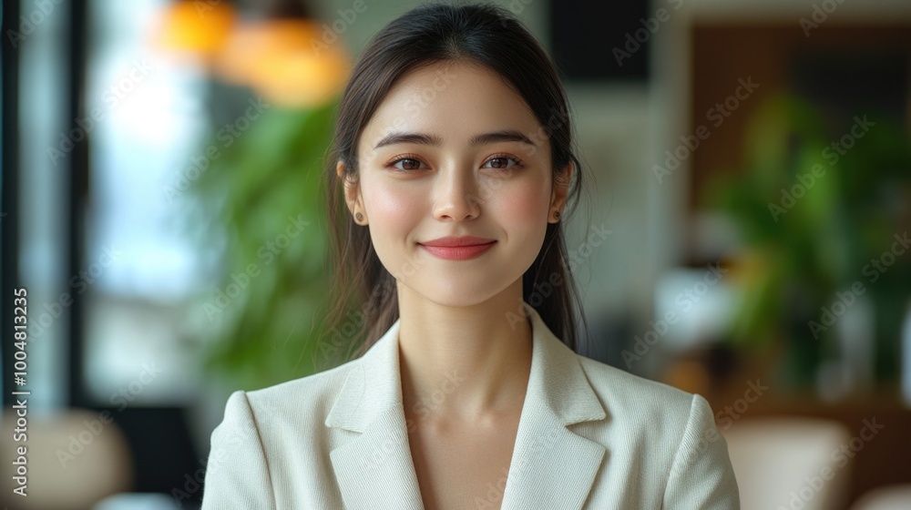 Professional Asian Woman in a Business Environment Professional Asian Woman in a Business Environment