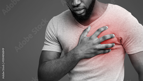 Canvas Print Heart attack