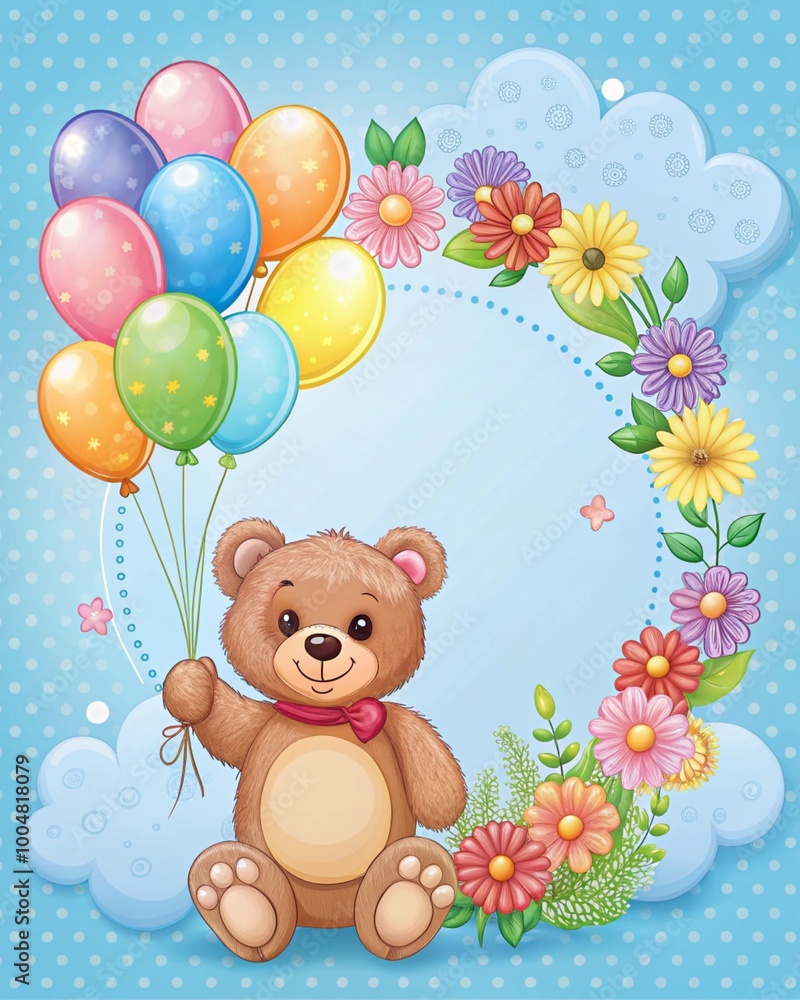 teddy bear with balloon teddy bear with balloon