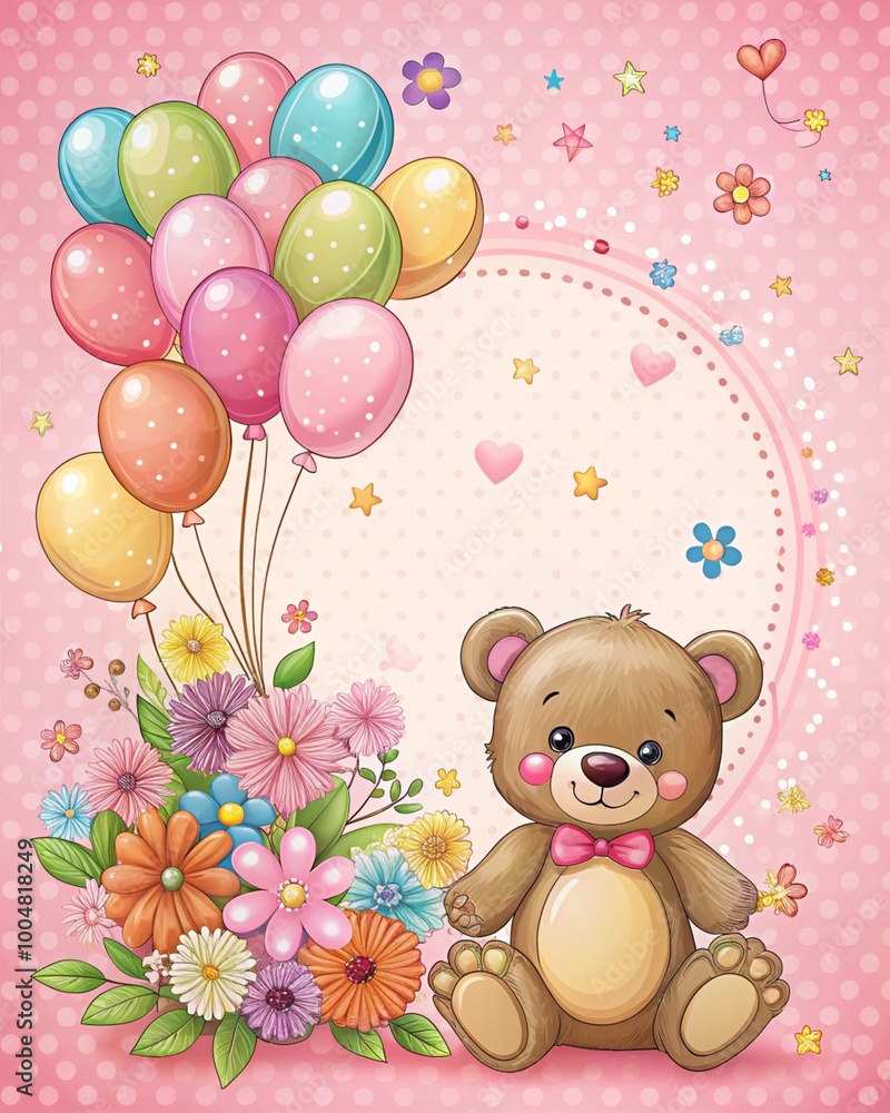 teddy bear with flowers teddy bear with flowers