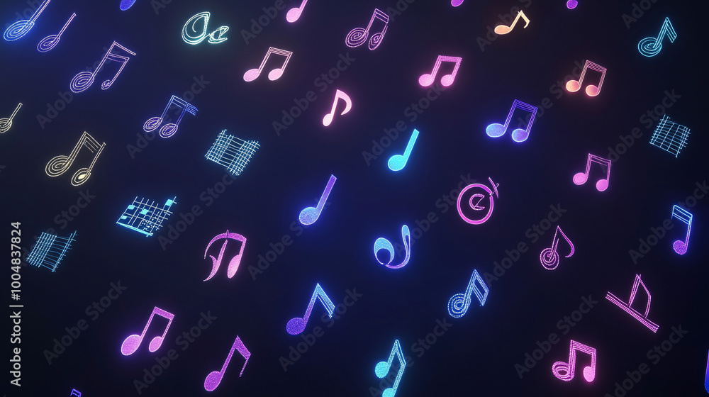 A collection of music symbols for audio projects. A collection of music symbols for audio projects.