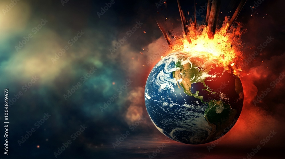 地球規模の金融崩壊:燃え上がる地球 地球規模の金融崩壊:燃え上がる地球