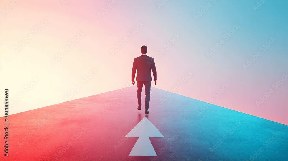 Man Walking on Arrow, Career Growth and Success, 3D render
Success, growth and career concept. . Man Walking on Arrow, Career Growth and Success, 3D render
Success, growth and career concept. .
