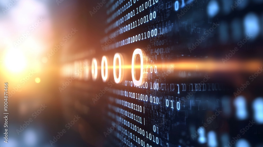 A computer screen with a bunch of numbers and the number 0 in the middle A computer screen with a bunch of numbers and the number 0 in the middle