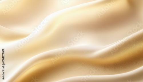 Soft, flowing gold fabric