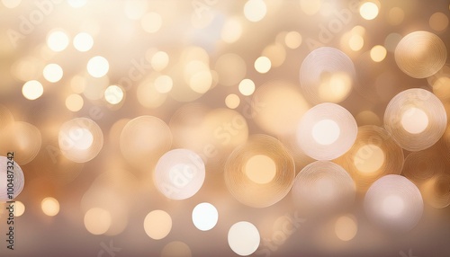 Wallpaper Mural Warm, glowing bokeh lights Torontodigital.ca