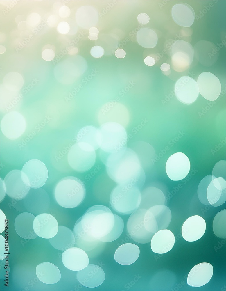 Abstract teal bokeh Abstract teal bokeh