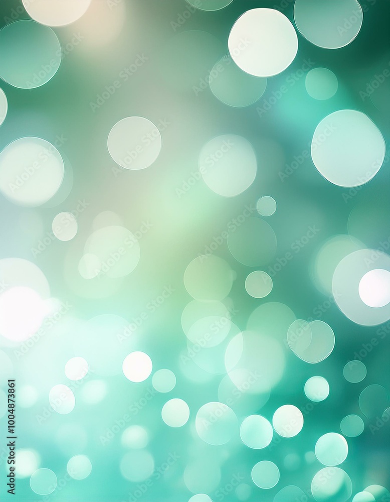 Abstract green bokeh background Abstract green bokeh background