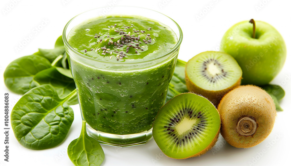 refreshing-green-smoothie-spinach-kiwi-nutritious-beverage-concept refreshing-green-smoothie-spinach-kiwi-nutritious-beverage-concept