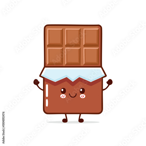 Chocolate Food Eat Meal Snack Cuisine Animation Kawaii Character
