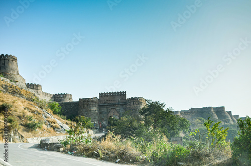 Kumbalgarh Fort in Rajasthan, India photo