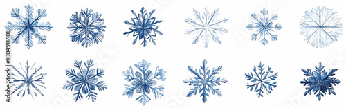 christmas background with snowflakes