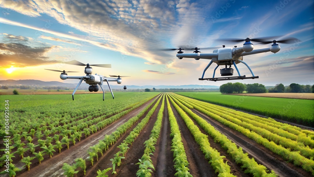 Drones used in agriculture for research, safety, rescue, and terrain scanning Drones used in agriculture for research, safety, rescue, and terrain scanning