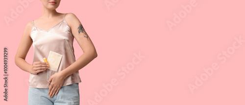 Beautiful young woman with ...