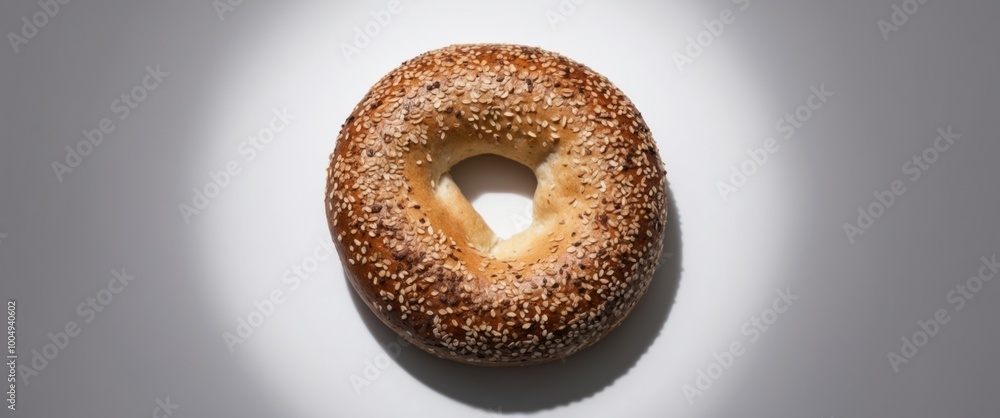 Delicious sesame bagel, toasted to perfection. Ideal for breakfast, brunch, or snack. Perfect addition to cafes, restaurants, and food blogs. Delicious sesame bagel, toasted to perfection. Ideal for breakfast, brunch, or snack. Perfect addition to cafes, restaurants, and food blogs.
