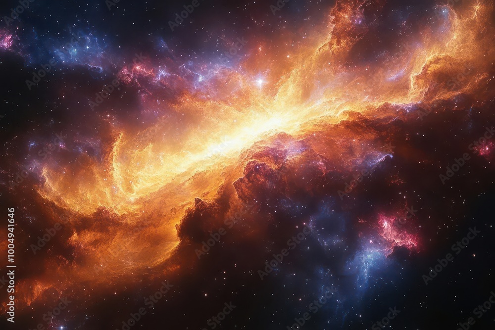 cosmic illustration showcasing a supernova nebula filled with swirling colors and luminous stars creating a mystical backdrop of the universe the scene evokes awe and wonder about the cosmos cosmic illustration showcasing a supernova nebula filled with swirling colors and luminous stars creating a mystical backdrop of the universe the scene evokes awe and wonder about the cosmos