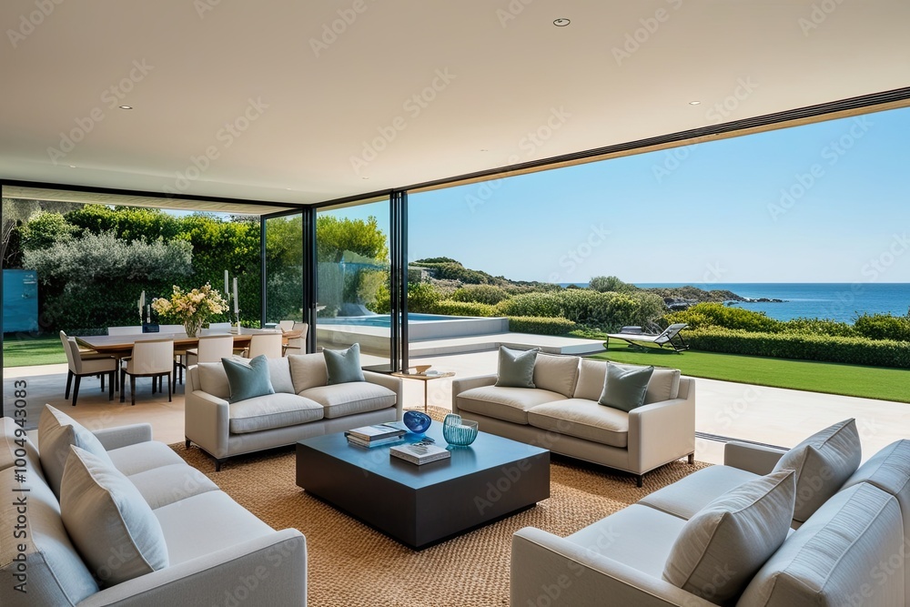 Stylish Coastal Villa Featuring Open Concept Layout and Bright Spacious Interiors Stylish Coastal Villa Featuring Open Concept Layout and Bright Spacious Interiors