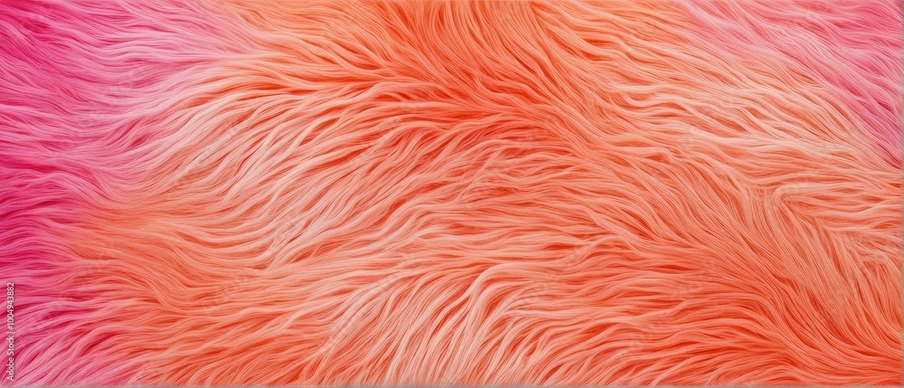 Fototapeta premium Abstract Pink and Orange Fur Texture