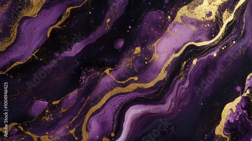 Abstract purple and gold marble texture. Perfect for adding a touch of luxury and elegance to your designs.