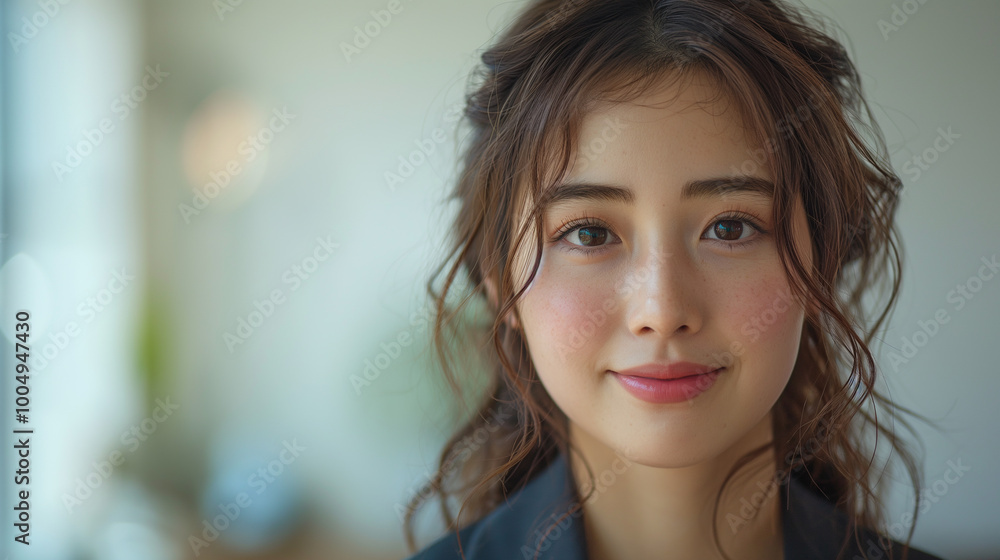 日本人の若いビジネスウーマン 日本人の若いビジネスウーマン