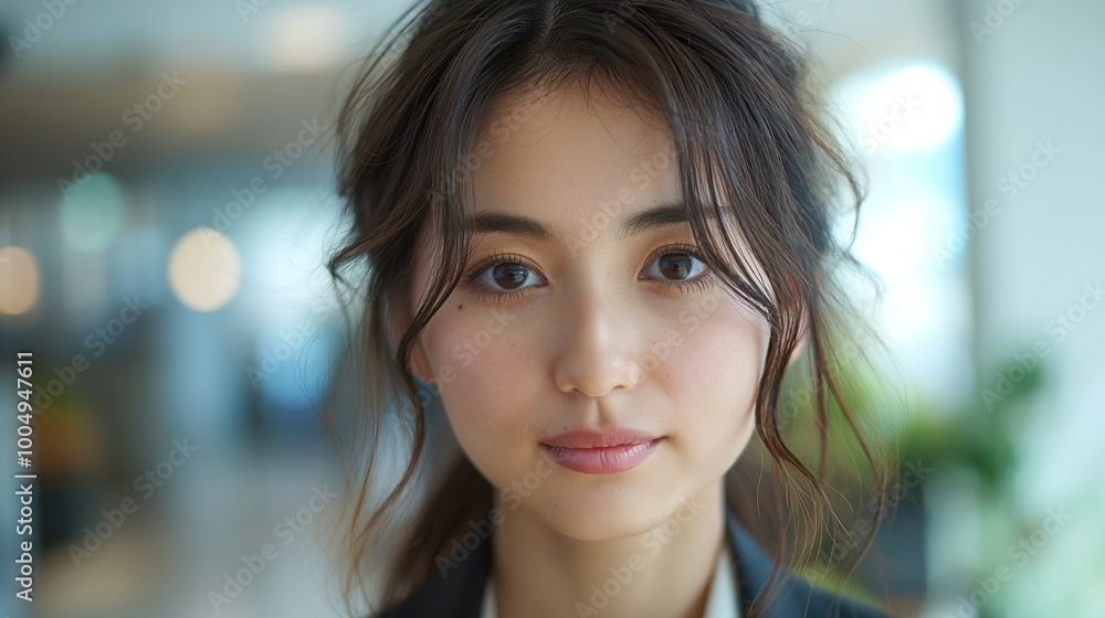 日本人の若いビジネスウーマン