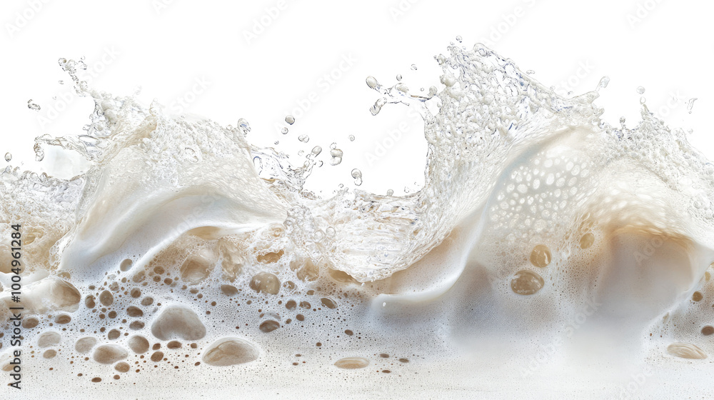 sea foam on transparent background sea foam on transparent background