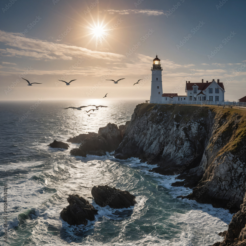 Lighthouse on a Cliff Lighthouse on a Cliff