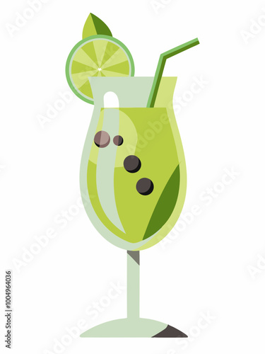 Cocktail stock illustration