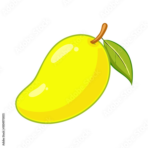 Mango icon. mango icon vector flat illustration for graphic and web design isolated on white background from fruit collection stock illustration