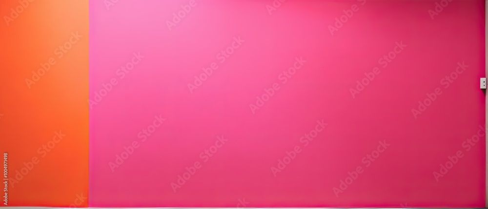 Pink and Orange Wall Pink and Orange Wall