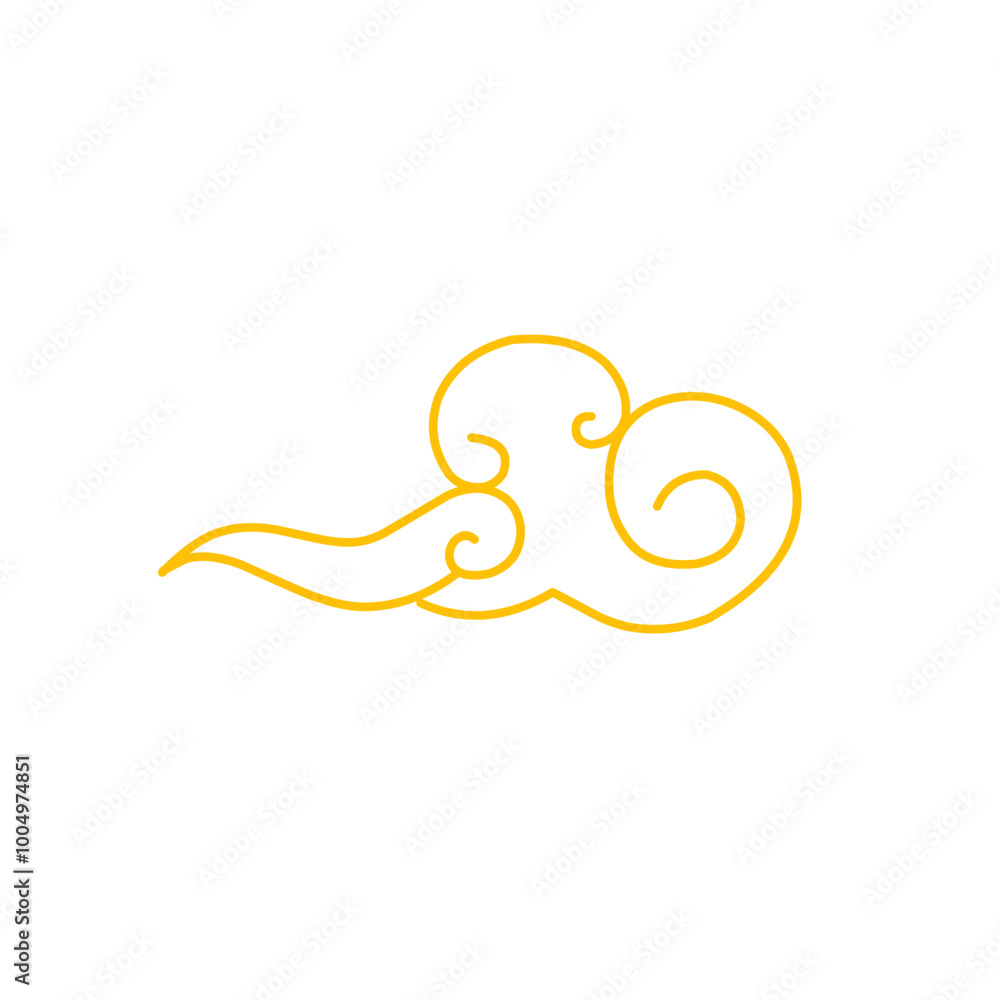 chinese cloud line elements chinese cloud line elements
