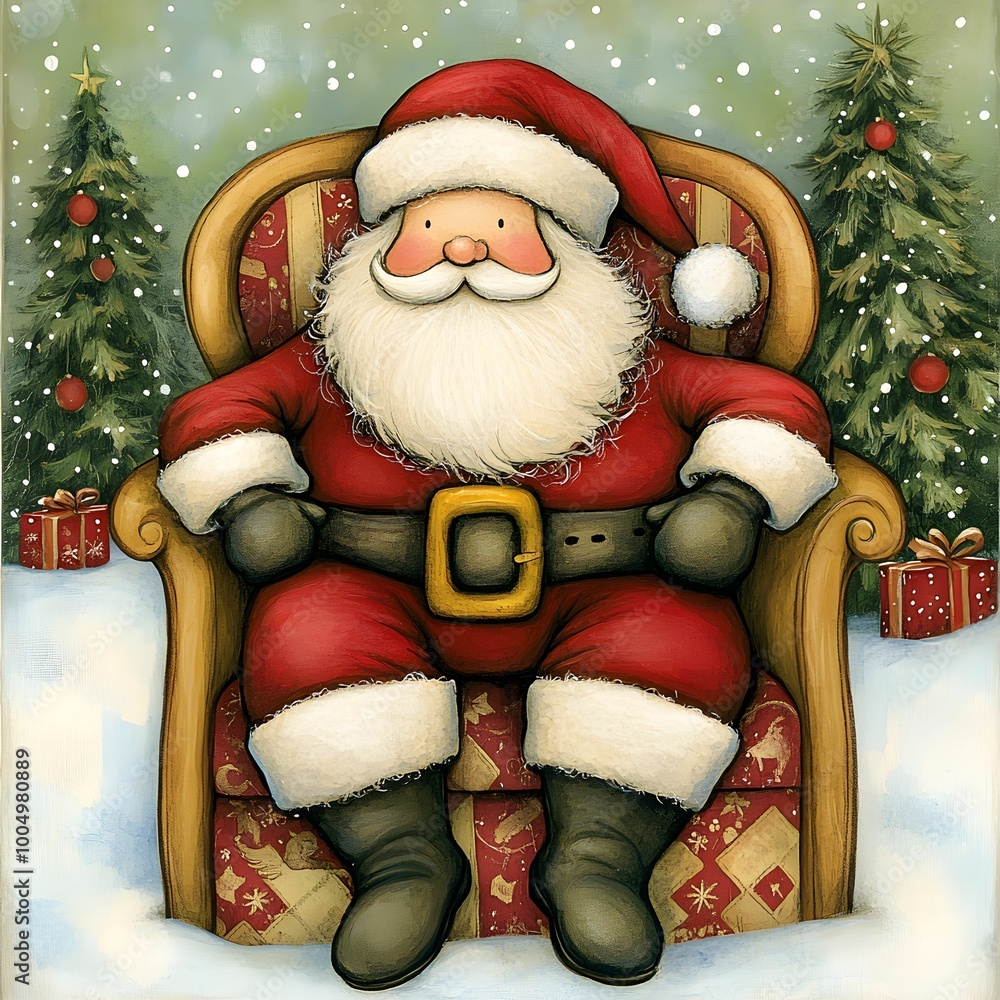 Cute Santa Claus illustration Cute Santa Claus illustration