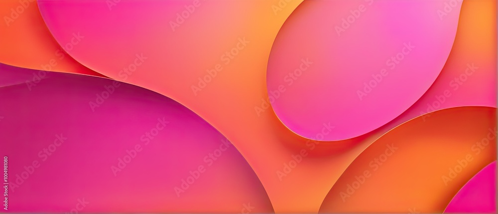 Abstract Pink and Orange Swirls Abstract Pink and Orange Swirls